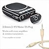 HAPPOW Beige Discreet Dual Ear Hook Headset Microphone, Condenser Mic with TA4F Plug Compatible with Shure Sennheiser for Lectures, Theater, Live Performances #4