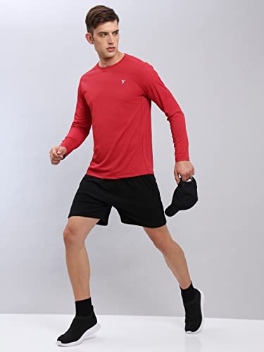 Image of TECHNOSPORT Men's Slim Fit T-Shirt - (MTOR17) Pack of 1