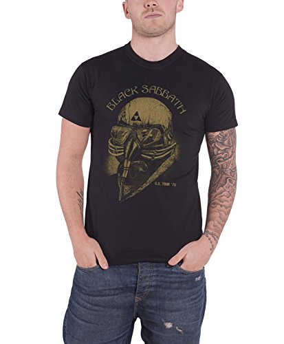 Black Sabbath US Tour 78 Avengers - T-shirt - Manches courtes - Homme, Noir - FR: Large (Taille fabricant: Large)