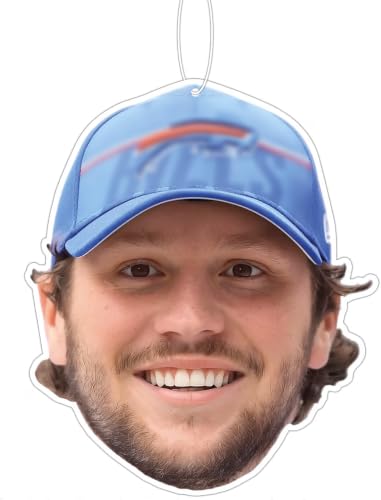 Josh Allen Hanging Air Freshener Christmas Ornament Celebrity Football Fan Gift Car Decor Vanilla Scented