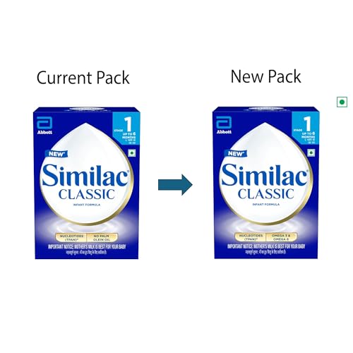 Image of Similac Classic Stage 1 (Up to 6 months) Infant Formula -800 Gms Powder