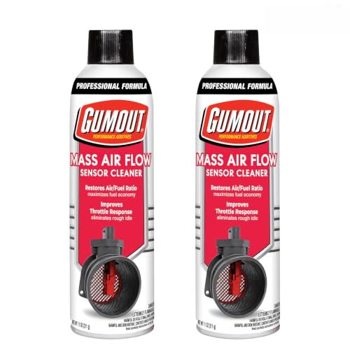 Image of Gumout Mass Air Flow Sensor Cleaner Fast Sensor Cleaning Spray, Pack of 2