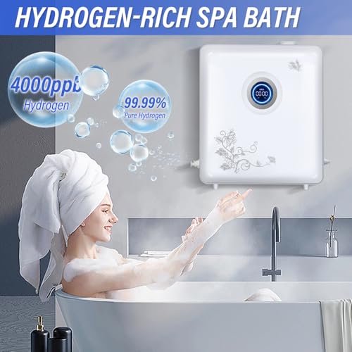 Nano Hydrogen Rich Moisturizing Bubble Bath Machine Above 4000ppd Molecular Hydrogen-Rich Water Bath Spa Bath Machine for Skin Health - Image 4