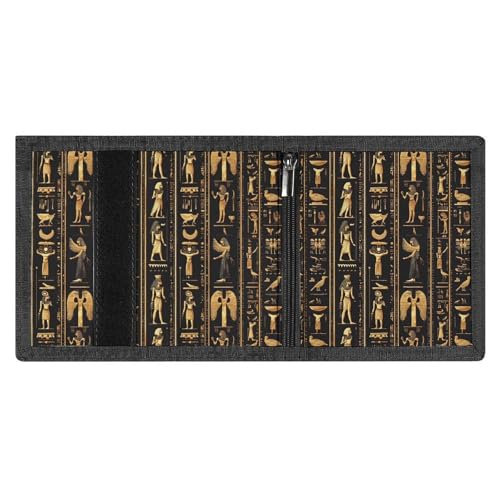 Vintage Pattern Print Wallet for Men, 8 Credit Card Holder Slim Minimalist Front Pocket Small Mens Bifold Wallets3