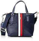 Tommy Hilfiger Damen Poppy Kleine Corp Tragetasche, Space Blue