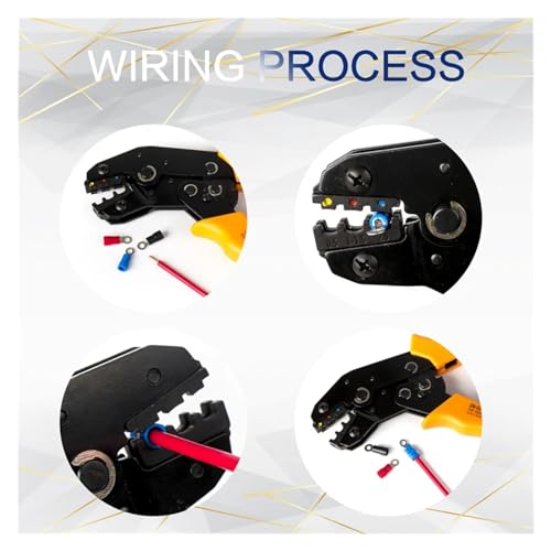 Terminales de engarce RV1.25-5 para cables aislados impermeables AWG 22-16 6