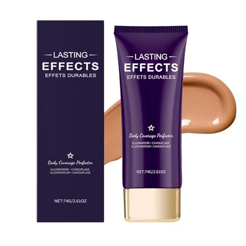 Clawrex All Over Complexion Perfector, Body Coverage Perfector para Piernas, Cuerpo y Piernas Maquillaje Impermeable, Resistente al Agua para Varices, Larga Duración, Maquillaje de Piernas (Dark Skin)