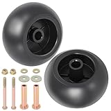 CheeMuii 2 Pack Lawn Mower Deck Wheel Kit Heavy-duty Mower Anti Scalp Deck Wheels Replace for Bad Boy 022-5234-98 Replace for Exmark 103-4051 103-7263 Etc
