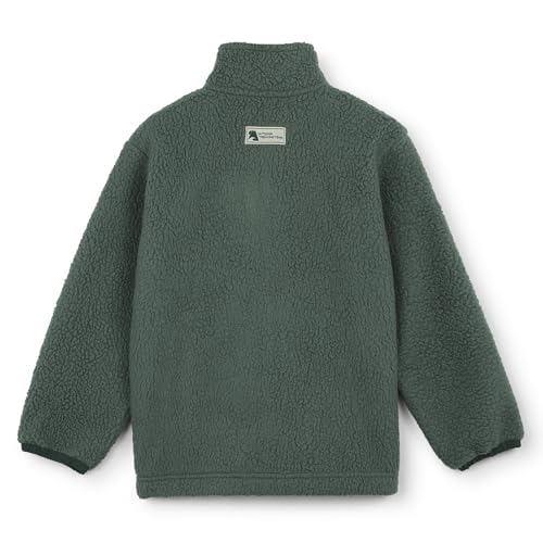 Image of Alan Jones Clothing Boys Fleece Jacket | Warm Zip-Up Winter Jacket with Stand Collar, Chest Zip Pocket & Polar Fleece Lining