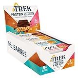 JB's TREK Barres d'Avoine Protéinées | Paquet Assortiment | Protéine Végétale | Sans Gluten | 16 x 50g Barres | 800g
