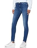Estilo de cinco bolsillos Tommy Jeans Mujer Mid Rise Nora Jeans, Niceville Mid Stretch 916, W24/L32