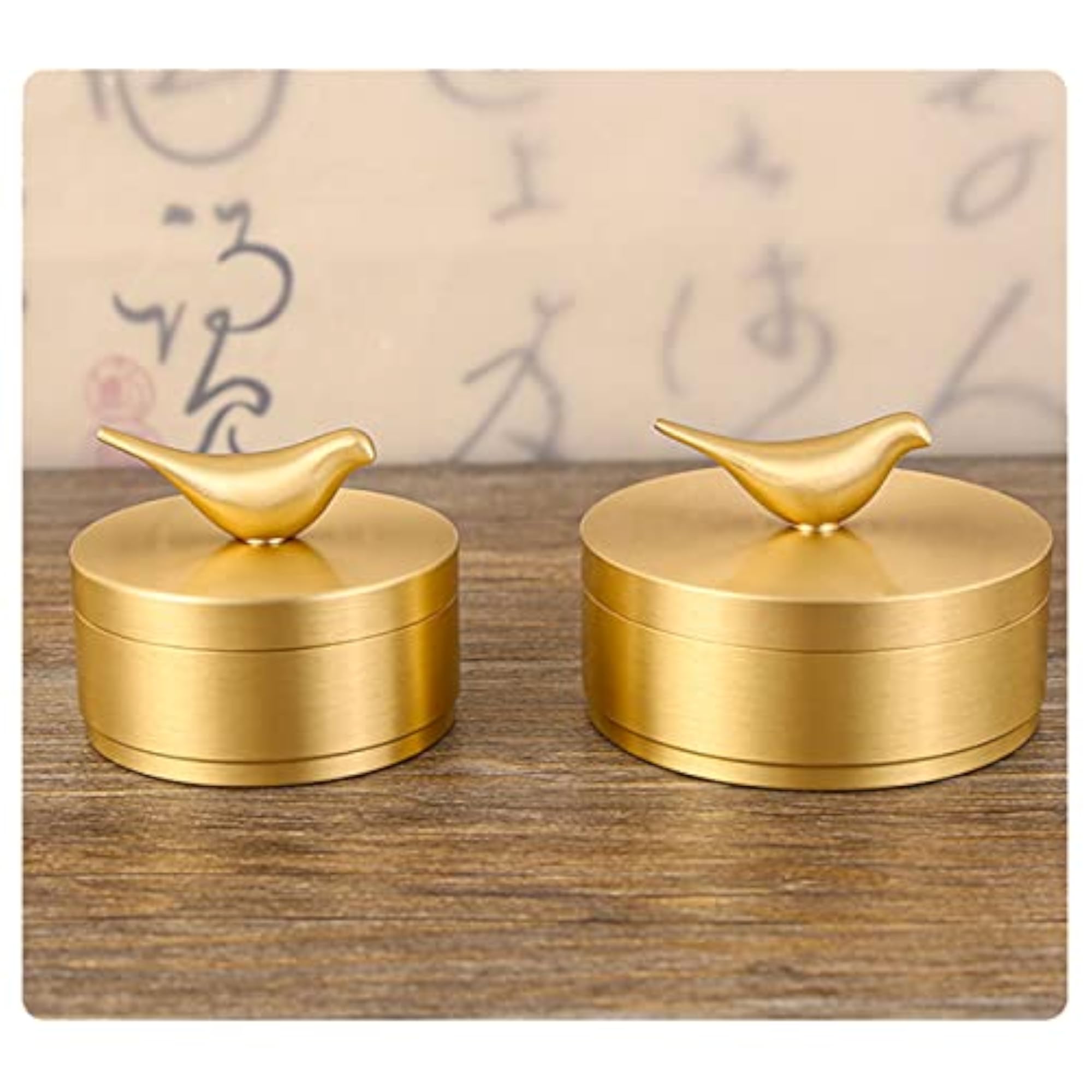 Sturdy Durable Vintage Brass Ashtray for Office Use