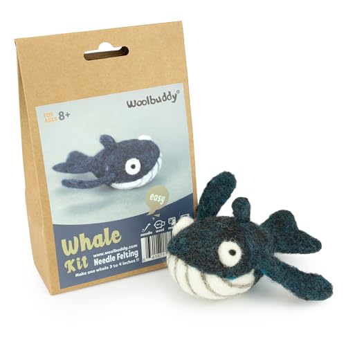 Kit aiguille à feutrer Whale en laine DIY pour débutant et loisirs créatifs