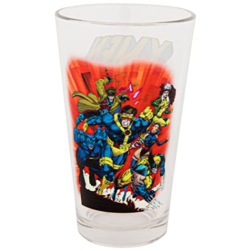 toon tumblers X-Men Group Comic Art Pint Glass