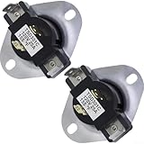 WP3387134 Reemplazo de termostato de ciclismo para secadora, control de temperatura compatible con modelos Kenmore/Whirlpool, construcción de metal