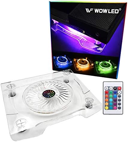 WFPOWER PS4 Fan Cooling Fan, USB RGB XBOX PS4 Cooling Station with Wireless Remote Controller, PlayStation 4 Mounts Stands PS4 Accessories for Gaming PS4 Console