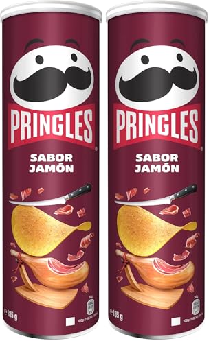 Pringles Jamón 185g (Paquete de 2)