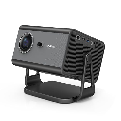 Image of 4K Projector with Wifi and Bluetooth 800ANSI, INFGO Movie Theater Projector with NETFLIX/Prime Video/YouTube Built-in, Dual App Store