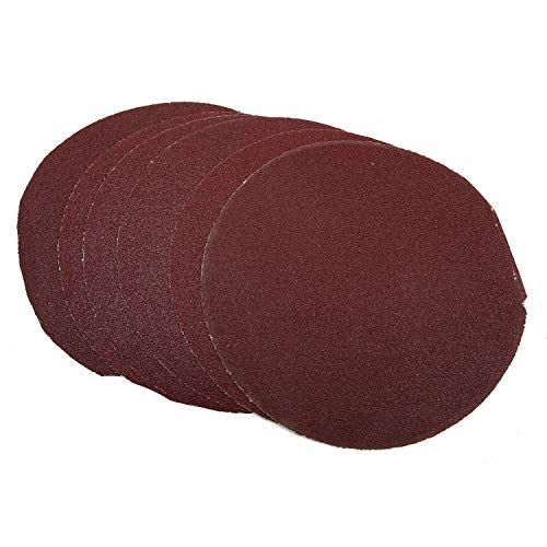 Image of Berger 6 Piece Dustless Hook and Loop Sandpaper Sanding Disc Sandpaper Grade 40 (Pack of 1)