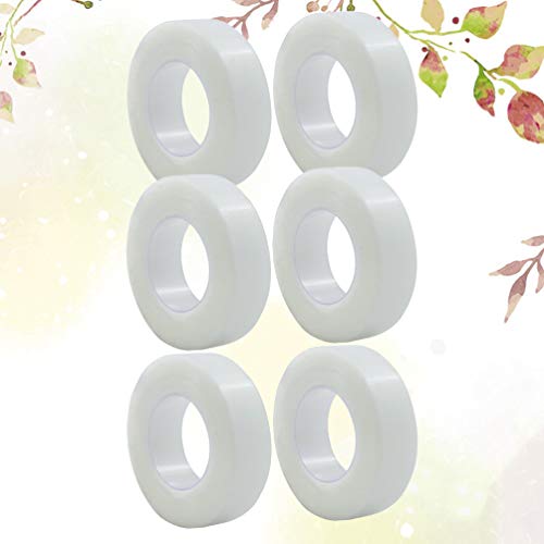HEALLILY 6 Rolos de Fita Adesiva Médica Atadura Adesiva Rolos de Fita Adesiva Clara Extensão de Cíli