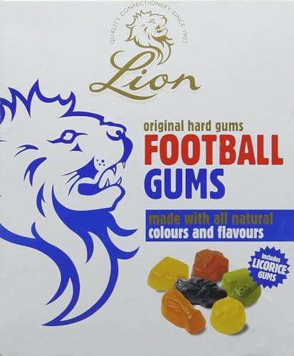 Lion's Gums Full Boxes- The Perfect Bite-Sized Treat for Any Occasion | Krazy Kandi (Lions Football Gums)