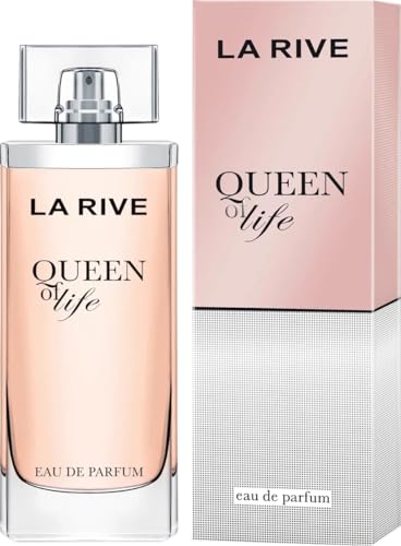 LA RIVE Queen of life for Women Eau de Parfum EDP für Damen Blumig-Fruchtig-Gourmand Praliné Iris Patchouli Birne Vanille 75 ml