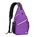 MOSISO Sling Backpack, Multipurpose Crossbody Shoulder Bag Travel Hiking Daypack, Ultra Violet