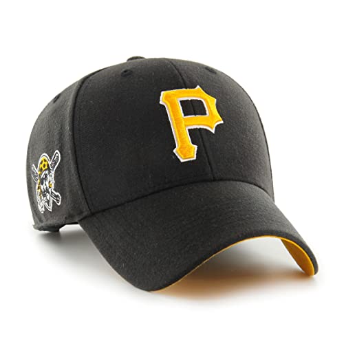 '47 Pittsburgh Pirates Black MLB Sure Shot Most Value P. Snapback Cap - One-Size