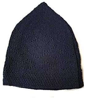 SHI Boutique Mens Boys Kufi Koofi Skull Cap Islamic Muslim Prayer Hat Headwear in 7 Colours