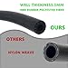 Fuel Line Hose Kit 10FT 3PCS With 30Pcs Clamps,3/8