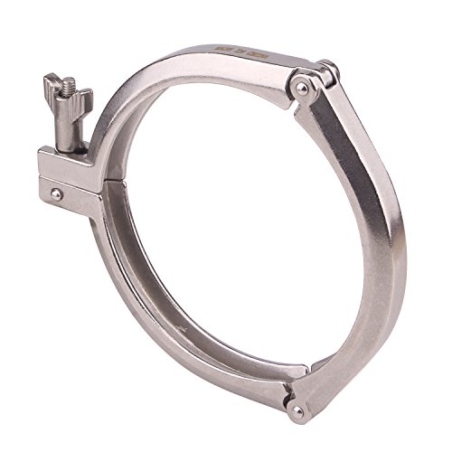 Image of DERNORD 3 Inch Three Segment Sanitary Clamp Stainless Steel 304 Tri Clamp Clover ((Tri clamp: 3 Inch))