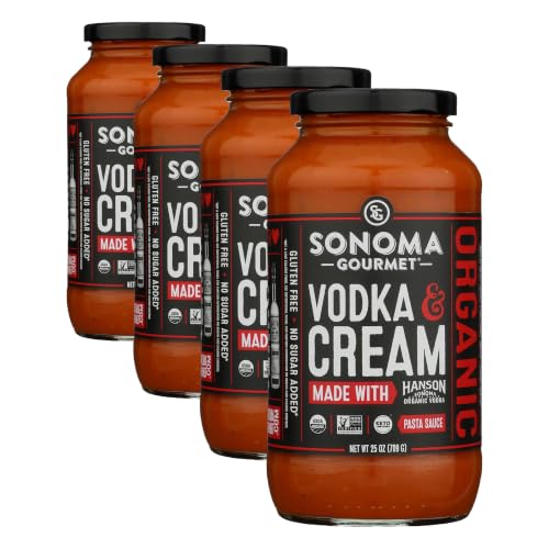 Sonoma Gourmet, Pasta Sauce Vodka Cream Organic, 25 Ounce (Pack of 4) image 3
