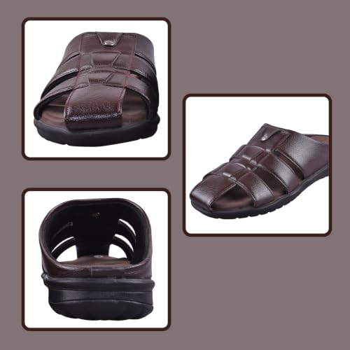 Image of DR PLUS Men's Healthcare, Diabetic and Orthopedic MCR /MCP Footwear /Sandals /Slipper /Chappal