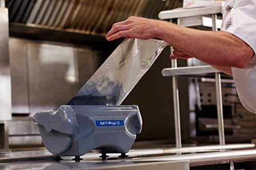 Carlisle FoodService Products SW12 Saf-T-Wrap Foil/Film Dispener for 12" Rolls,Gray