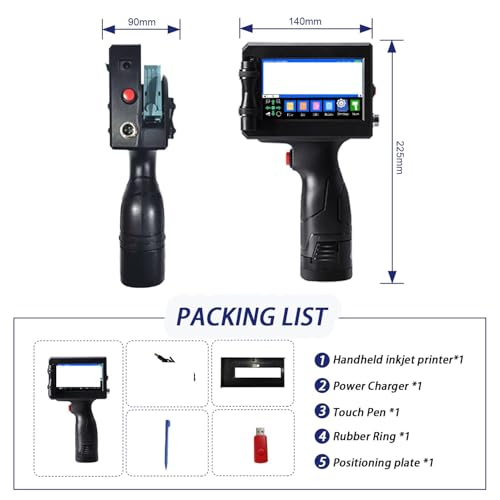 Imprimante portable jet d'encre pour marquer logo et date sans bavure - 5