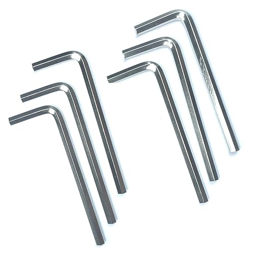 ZDingTech 6pcs 5/32 Allen Wrench sets 5/32 Hex Key Wrench set allen key Door Key L Shaped with Long Arm.