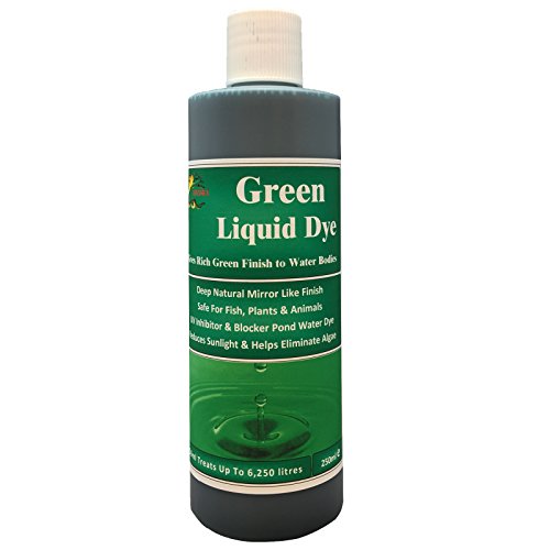 HYDRA Green Liquid Dye 250ml for Pond Water Features and Fountains