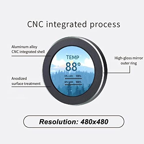 Tangxi 2.1Inch IPS Computer CPU Temp Display, Liquid Water Cooled LCD Screen - Image 4