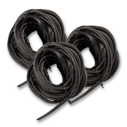 Sommerfeld's 75 feet of Dark Brown Rubber Glass Retainer for Woodworking Glass Panel Doors on Cabinets