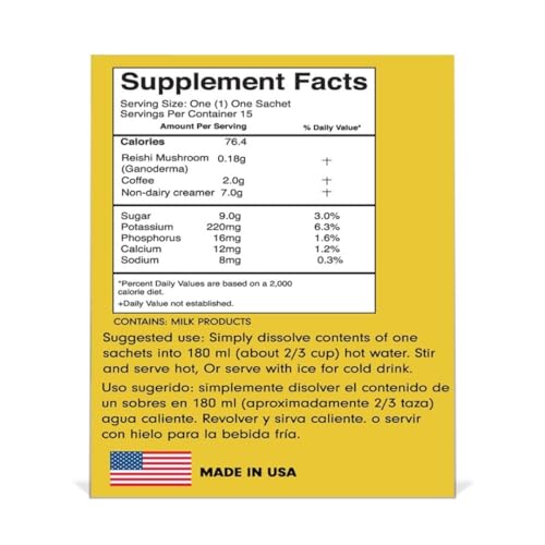 CAFÉ GANODERMA (REISHI) 4 in 1 Coffee - 3 PACK