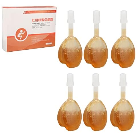 Liquid Glycerin Suppositories for Adult Constipation, 6 Suppositories, 7ml Each, Natural Stool Softener, Gentle Constipation Relief Honey Laxatives for Fast Constipation Relief in Minutes Cover