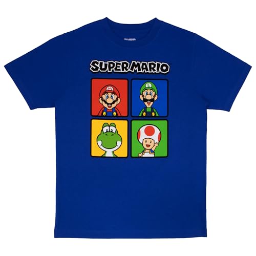 Image of Nintendo Super Mario Boy's Hoodie and T-Shirt 2-Pack, Hooded Sweatshirt and Tee Set for Kids