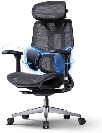 Hbada E3 Air 2026 Edition Silla Ergonómica Oficina con Soporte Lu...