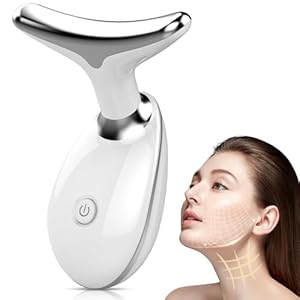 Red Light Therapy Device for Face & Neck Facial Massager for Skin Care 3 in 1 Facial Tools Face Sculpting Device Skin Tensions Reduce Skin Boosting