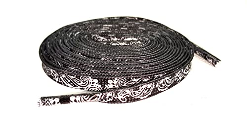 Arata Paisley2 Shoelace Black 160p