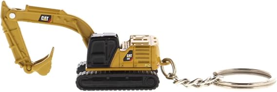 Diecast Masters Cat Micro Scale Construction Vehicle Keychain