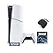 PlayStation 5 Slim Digital Edition Fortnite Cobalt Star Bundle and Mytrix Controller Case - White, Slim PS5 825GB PCIe SSD Gaming Console