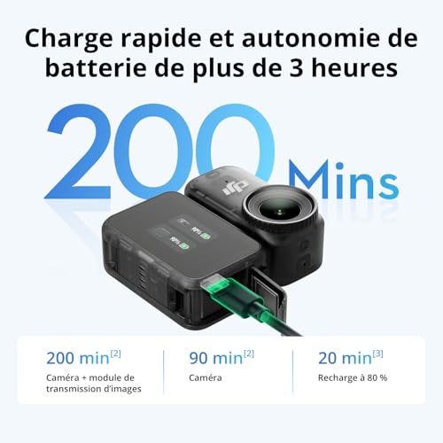 DJI Osmo Nano Bundle Vlog Caméra vlog Portable 4K à Porter avec Micro Mini TX POV Mains Libres FOV Large 143° stabilisation caméra magnétique pour Le Voyage Le vlog - vue 8