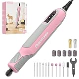 SCHTUMPA Rotary Tool Kit, Corded Rotary Tool, 4 Variable Speed, 10000-22000RPM, Lightweight, for Sanding, Engraving, Polishing, Grinding, Drilling, Carving, and Jewelry Making