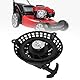 Briny River 1 Stück Rasenmäher Seilzugstarter Reversierstarter 170mm Lochabstand Kompatibel mit Güde Big Wheeler 565 Speed Rasenmäher Schwarz